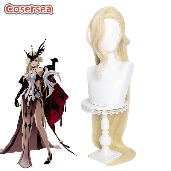 Genshin Impact NPC La Signora Cosplay Wigs