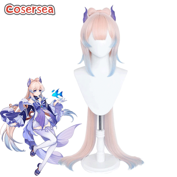 Genshin Impact Sangonomiya Kokomi Cosplay Wigs