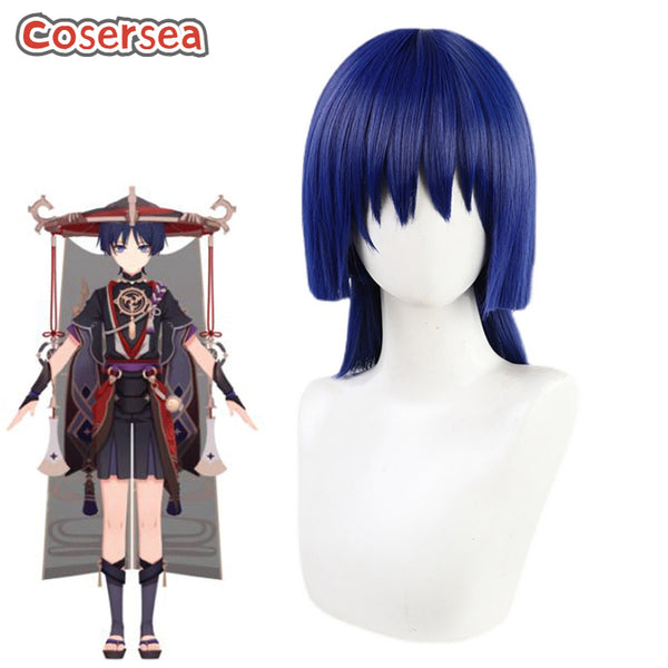 Game Genshin Impact Scaramouche Cosplay Wigs