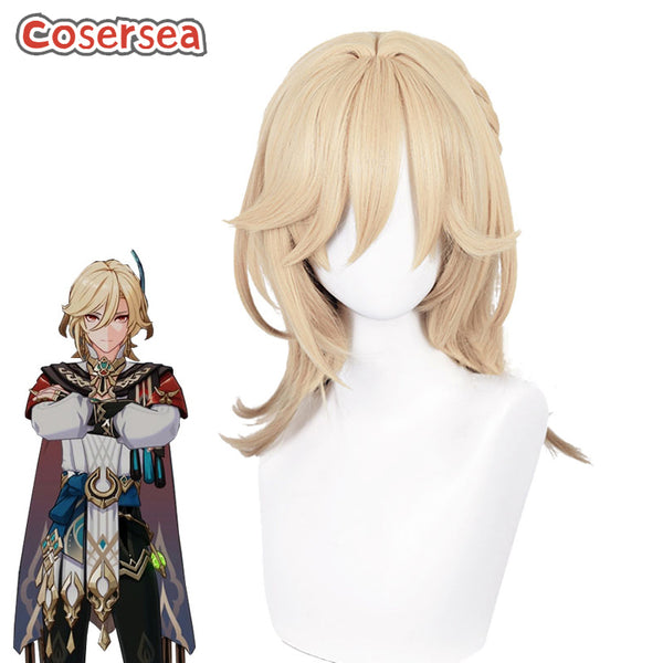 Game Genshin Impact Sumeru Kaveh Cosplay Wigs