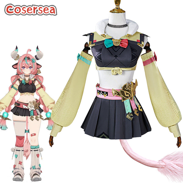 Genshin Impact Varesa Halloween Women Dress Cosplay Costume