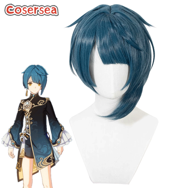Genshin Impact Xingqiu Cosplay Wigs