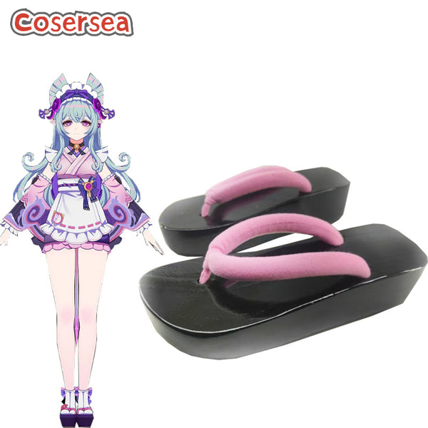 Genshin Impact Yumemizuki Mizuki Cosplay Shoes