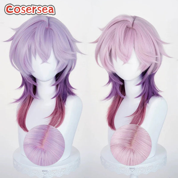 Cosersea Genshin Impact Durin 55cm Long Mixed Color Cosplay Wigs