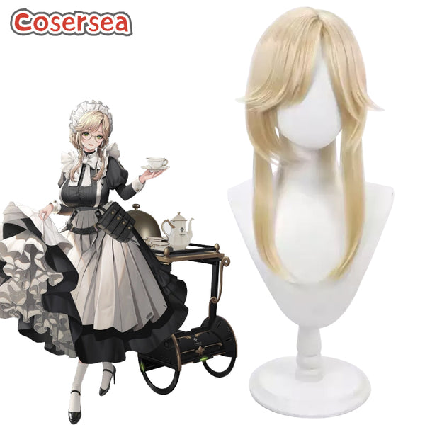 Goddess of Victory: Nikke Ade 55cm Blonde Cosplay Wigs