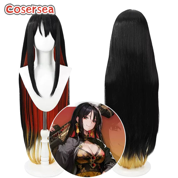 Goddess of Victory: Nikke Moran 80cm Mixed Black Cosplay Wigs