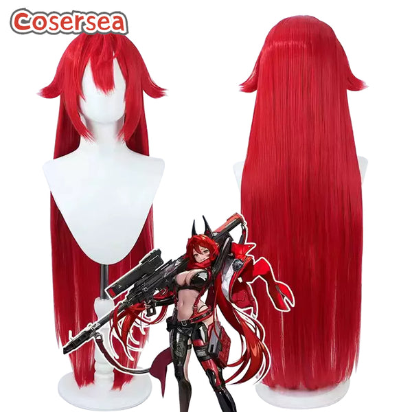 Goddess of Victory: Nikke Red Hood 100cm Red Cosplay Wigs