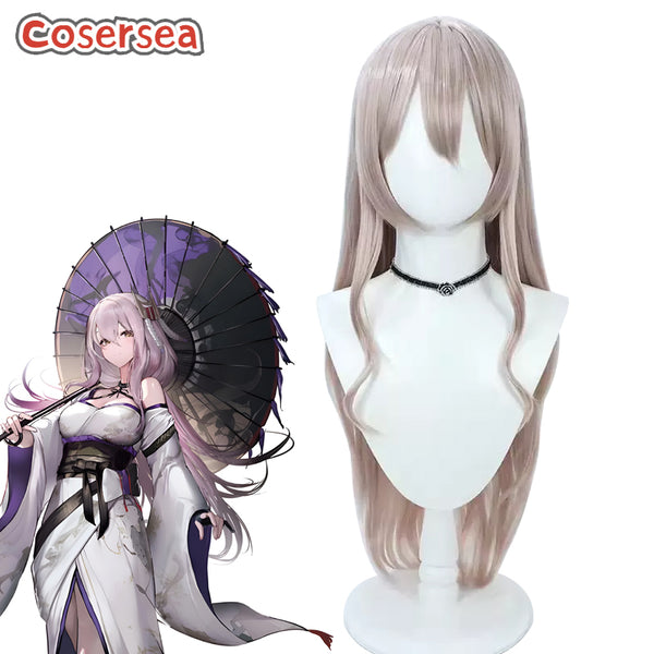 Goddess of Victory: Nikke Scarlet 85cm Pink Brown Cosplay Wigs