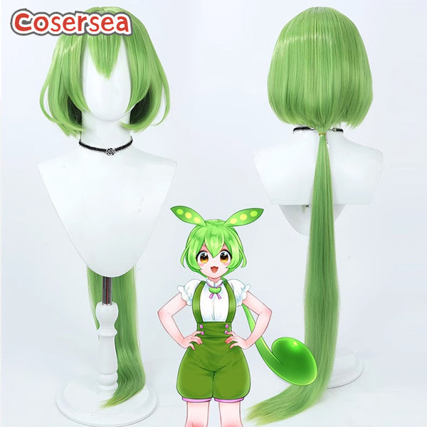 Gōdō Gaisha Zundamon 110cm Green Cosplay Wigs