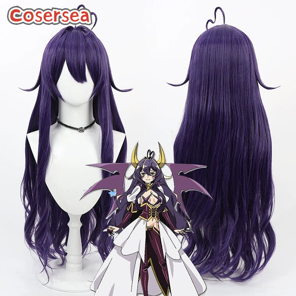 Gushing over Magical Girls Hiiragi Utena 90cm Long Wavy Purple Cosplay Wigs