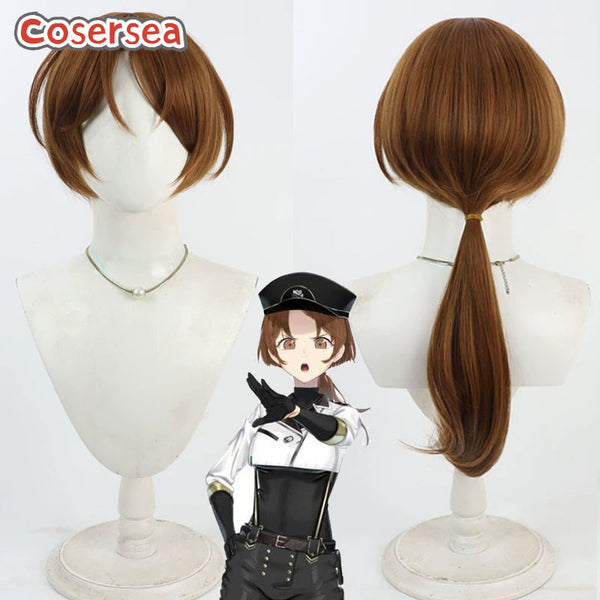 Hentai Prison Yamagishi Himeru 55cm Brown Cosplay Wigs
