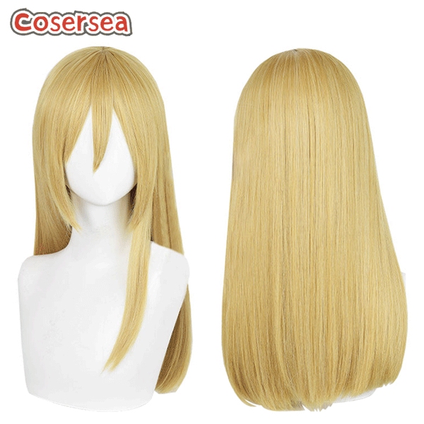 Historia 50cm Long Straight Blonde Cosplay Wigs