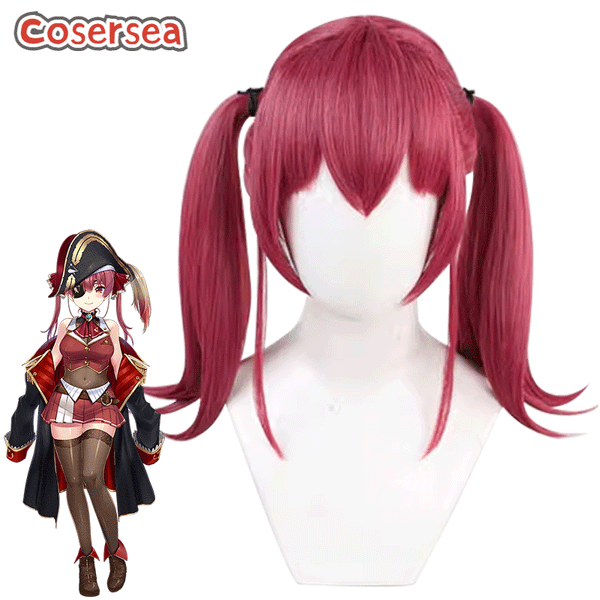 Hololive Fantasy YouTube Houshou Marin Cosplay Wigs