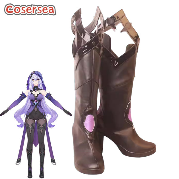 Honkai: Star Rail Black Swan Cosplay Shoes