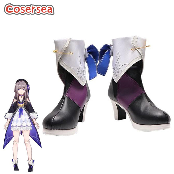 Game Honkai: Star Rail Herta Cosplay Shoes
