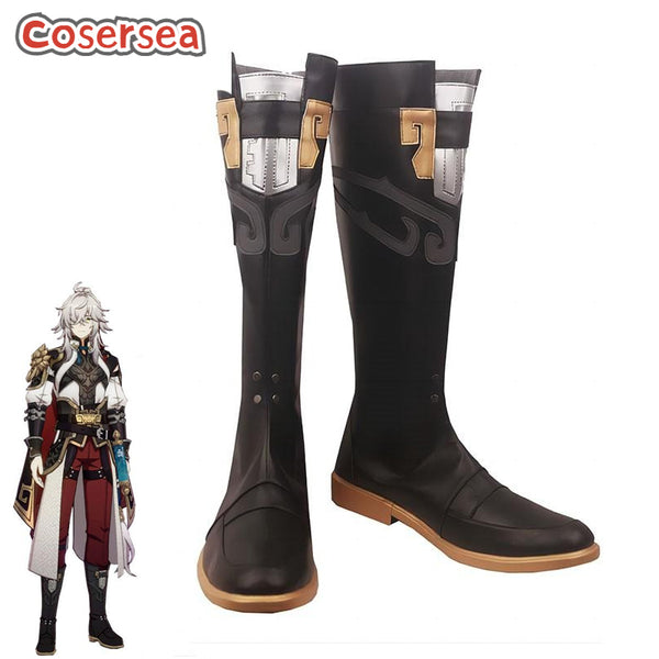 Game Honkai: Star Rail Jing Yuan Cosplay Shoes