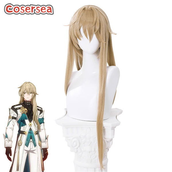 Honkai Star Rail Luocha 100cm Long Brown Cosplay Wigs