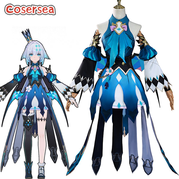 Cosersea Honkai: Star Rail Cerydra Halloween Women Dress Cosplay Costume