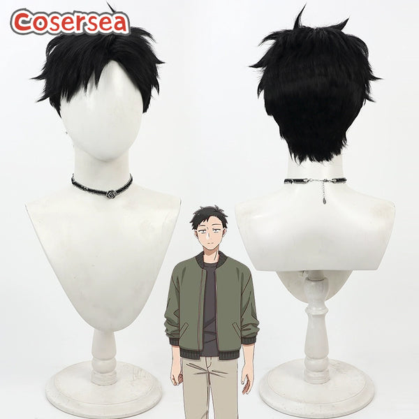 How I Attended an All-Guy's Mixer Tokiwa 30cm Short Black Men Cosplay Wigs