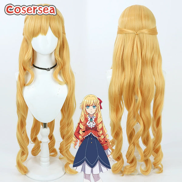 I'm in Love with the Villainess Claire Francois 95cm Blonde Cosplay Wigs