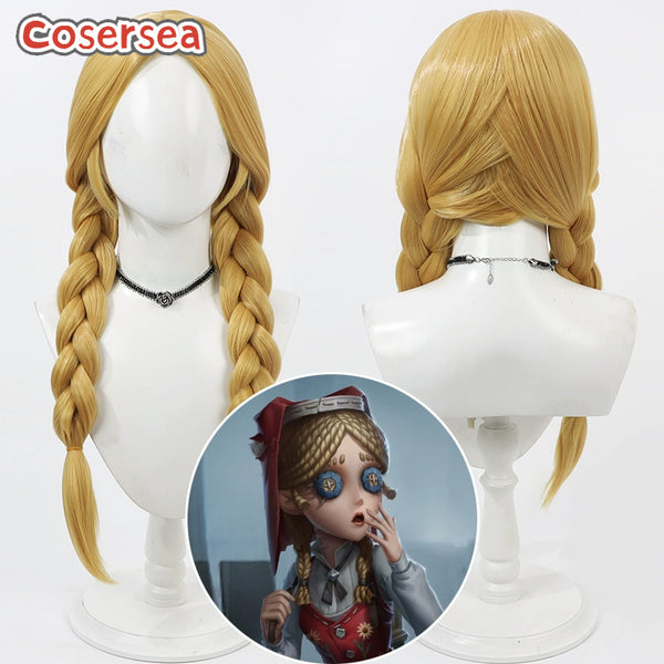 Identity V Anne Lester 60cm Golden Blonde Braided Cosplay Wigs