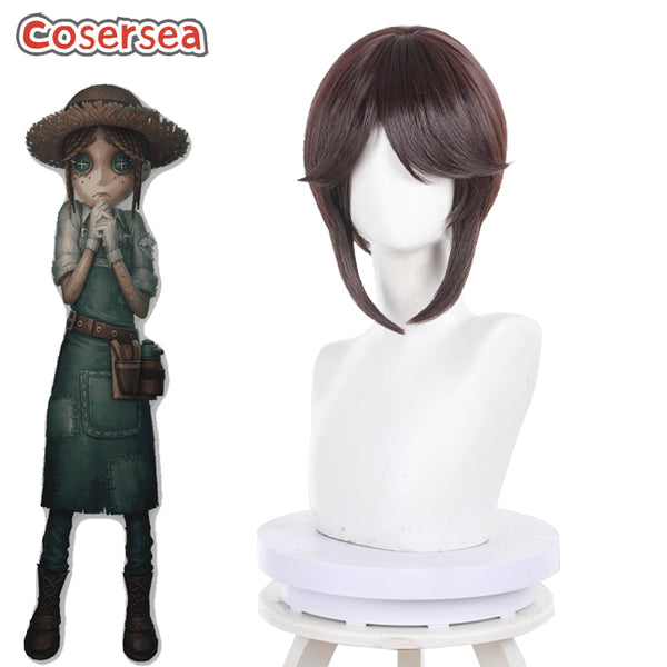 Identity V Emma Woods Short Brown Cosplay Wigs