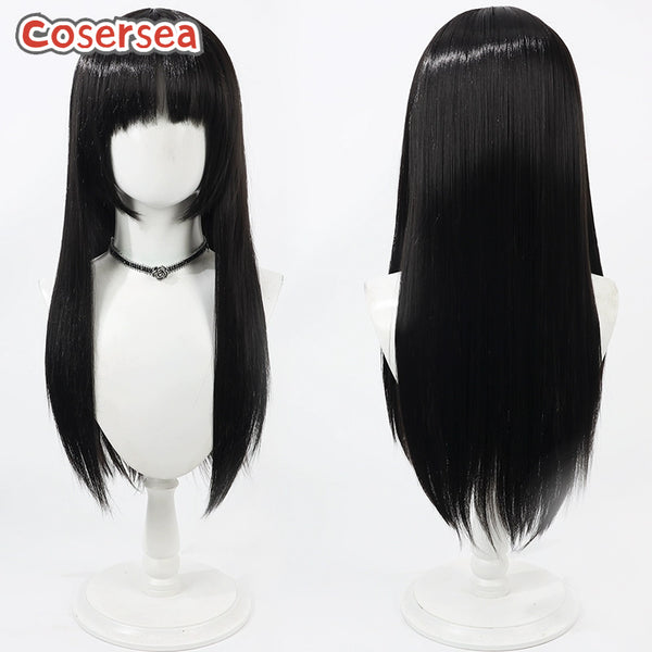 Identity V Junji Ito 60cm Long Black Cosplay Wigs