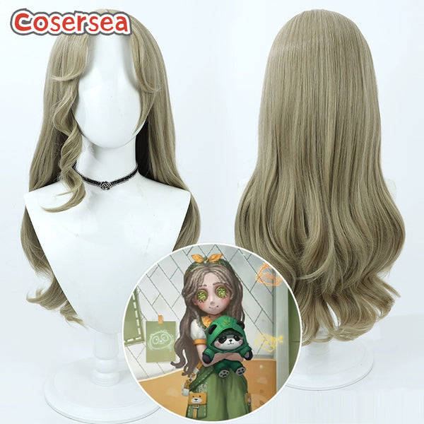 Identity V Little Girl 70cm Long Wavy Brown Cosplay Wigs