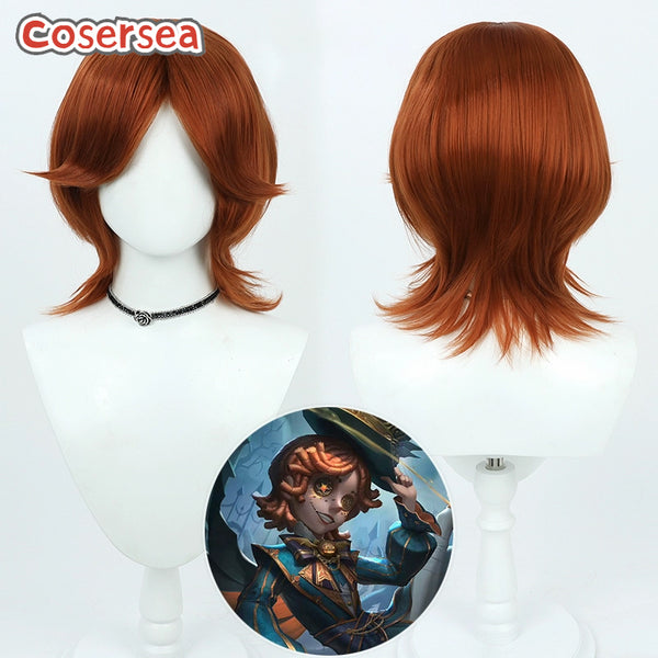 Identity V Mike Morton 35cm Short Red Brown Cosplay Wigs