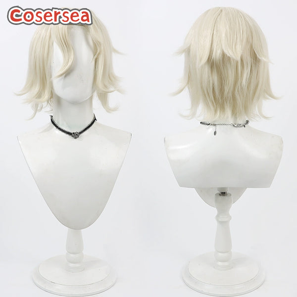 Identity Ⅴ Mary Marie 30cm Short Light Blonde Cosplay Wigs
