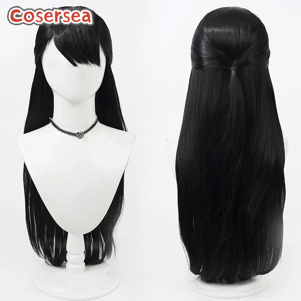 Identity Ⅴ Qi Shiyi 80cm Long Black Cosplay Wigs