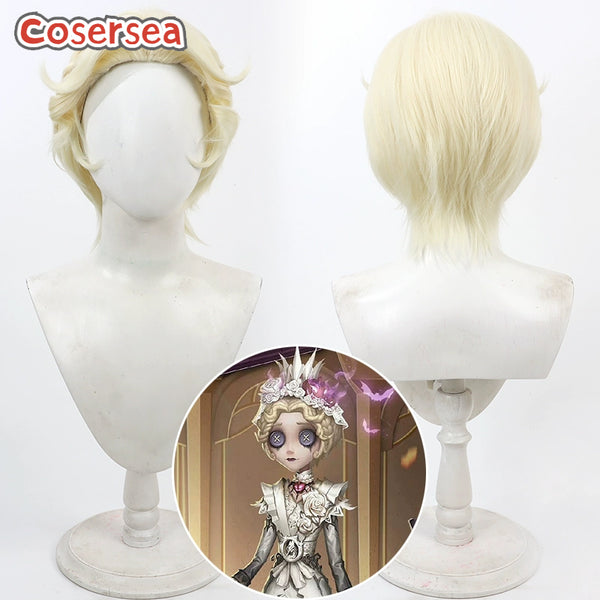 Identity Ⅴ Tracy Reznik 30cm Short Light Blonde Cosplay Wigs