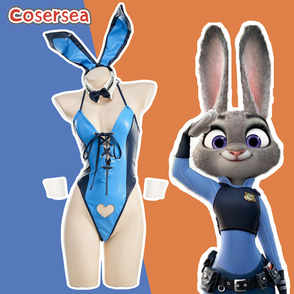 Judy Bunny Suit Officer Private Room Sexy Pajamas Lingerie Cosplay Dress