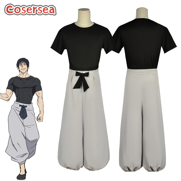 Cosersea Jujutsu Kaisen Toji Fushiguro Halloween Men Uniform Cosplay Costume
