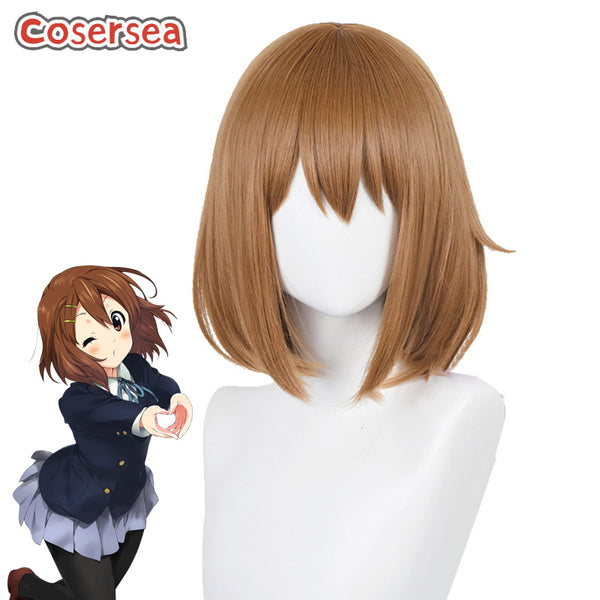 K-On! Hirasawa Yui 33cm Brown Cosplay Wigs