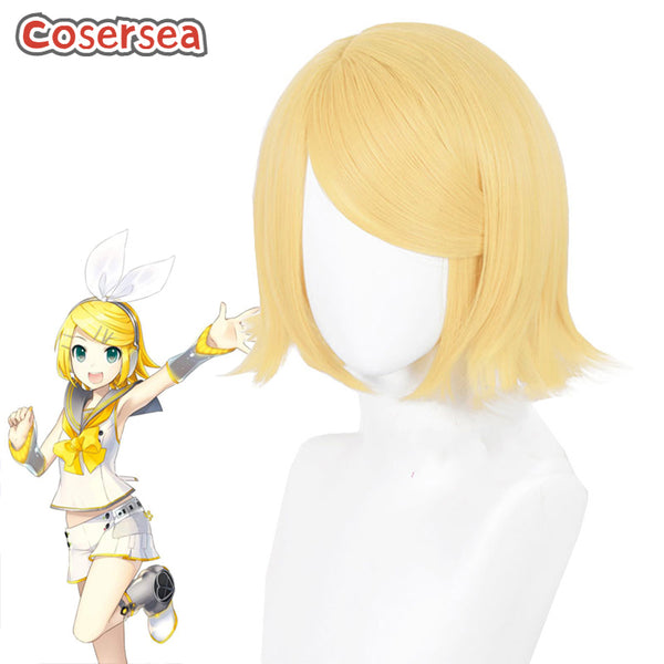 Kagamine Rin 32cm Short Blonde Cosplay Wigs