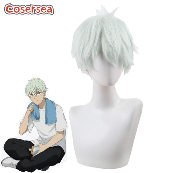 Kaiju NO.8 Reno Ichikawa 30cm Short Light Green Cosplay Wigs