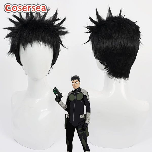 Kaiju No. 8 Kafka Hibino 30cm Short Black Cosplay Wigs