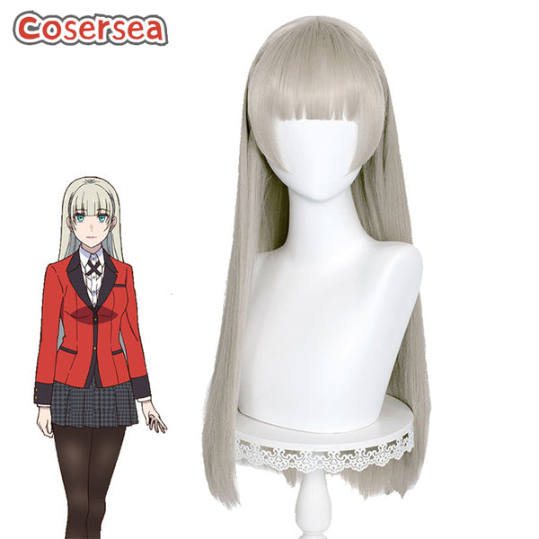 Kakeguru Compulsive Gambler Momobami Ririka Cosplay Wigs