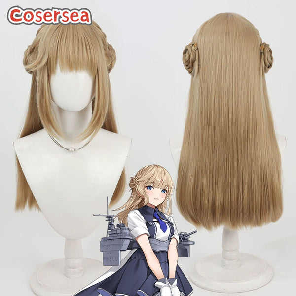 Cosersea Kantai Collection Ranger 60cm Long Light Brown Cosplay Wigs