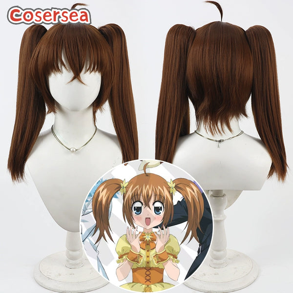 Cosersea Kirarin Revolution Kirari Tsukishima Long Brown Ponytail Cosplay Wigs