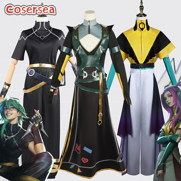 LOL Heartsteel Ezreal Yone Alune Aphelios Cosplay Costume