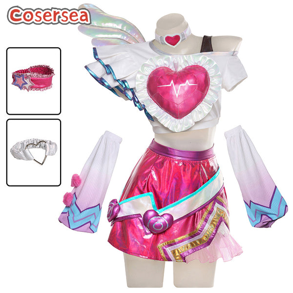 LOL Lovestruck Lux Valentine's Gift New Skin Cosplay Costume