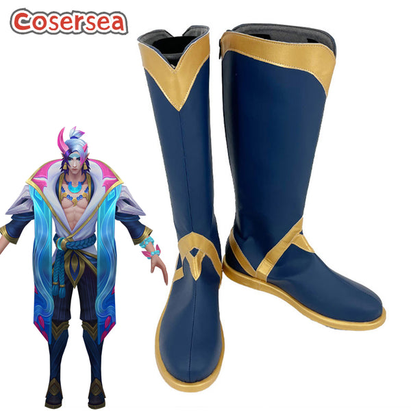 Game LOL Spirit Blossom Aphelios Cosplay Shoes