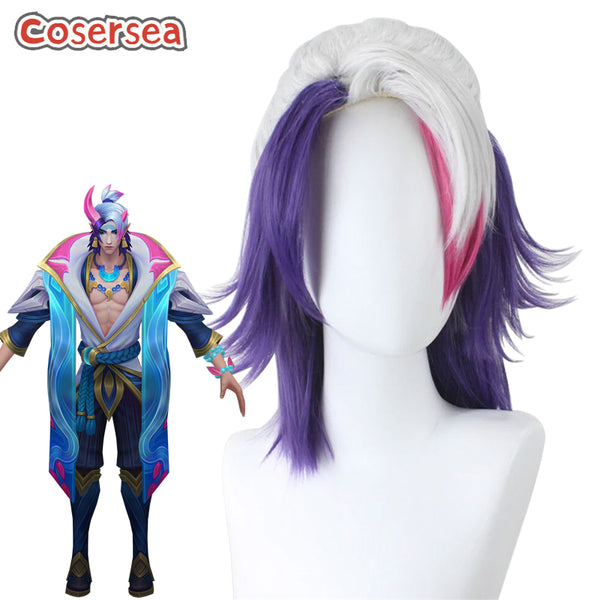 Game LOL Spirit Blossom Aphelios Cosplay Wigs