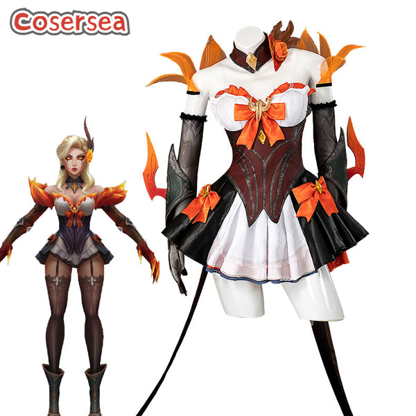LOL Western Magic Shadow High Noon Evelynn Cosplay Costume