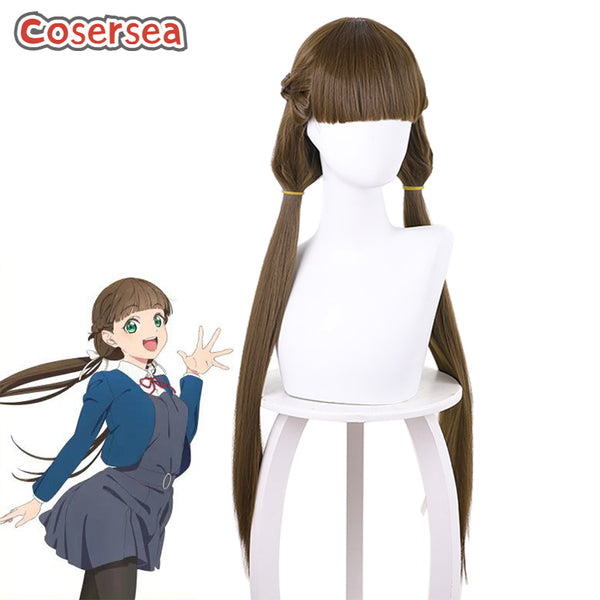 Love Live!Super Star!! Sakurakoji Kinako 80cm Brown Cosplay Wigs