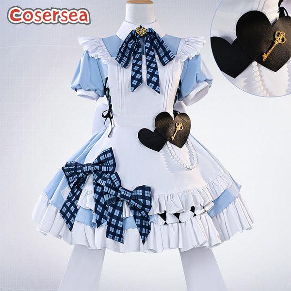 Cosersea Love Live! Gigo Kousaka Honoka Minami Kotori All Staff Maid Dress Cosplay Costume