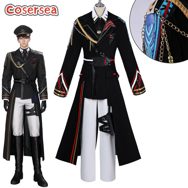 Love and Deepspace Caleb Halloween Men Uniform Cosplay Costume