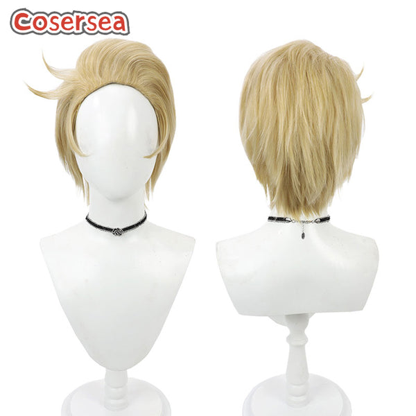 Lucifer Morningstar 25cm Short Blonde Cosplay Wigs